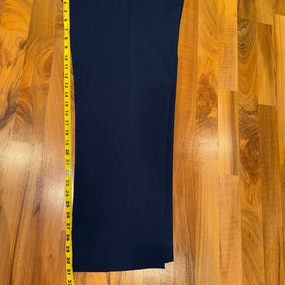 Lands' End Comfort‎ Pants Stretch Dress Casual Work Trousers Blue Size 38